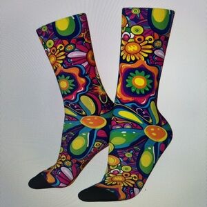 Colorful Floral Women's Socks